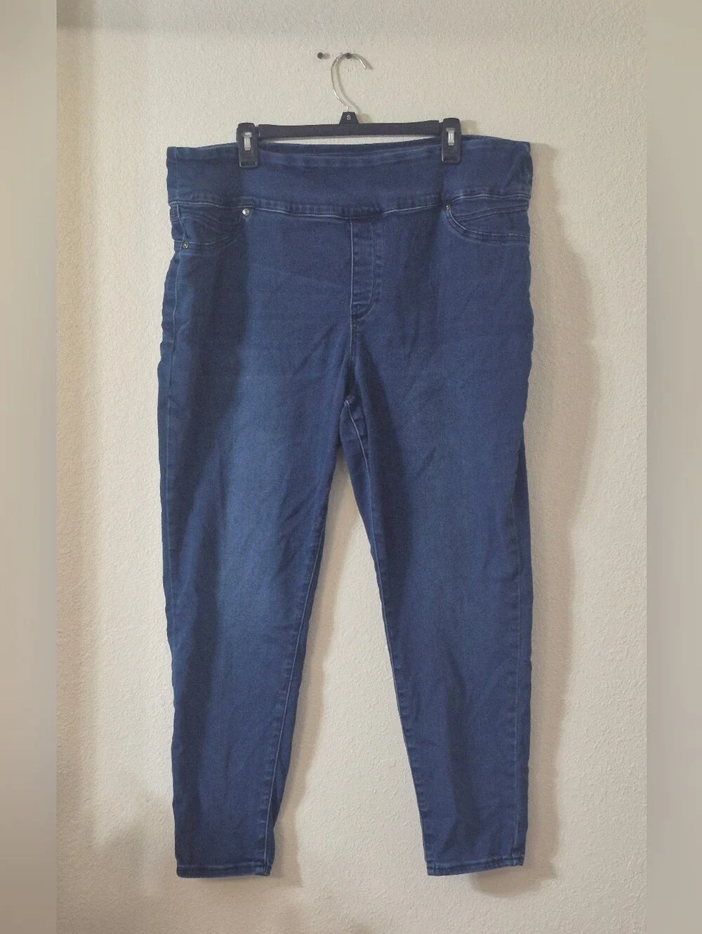 Seven7 Women's Skinny Jeans in Dark Blue